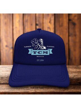 Turner Classic Movies 1994 Mens Trucker Hat Golden Age Cinema Gift Ball Cap